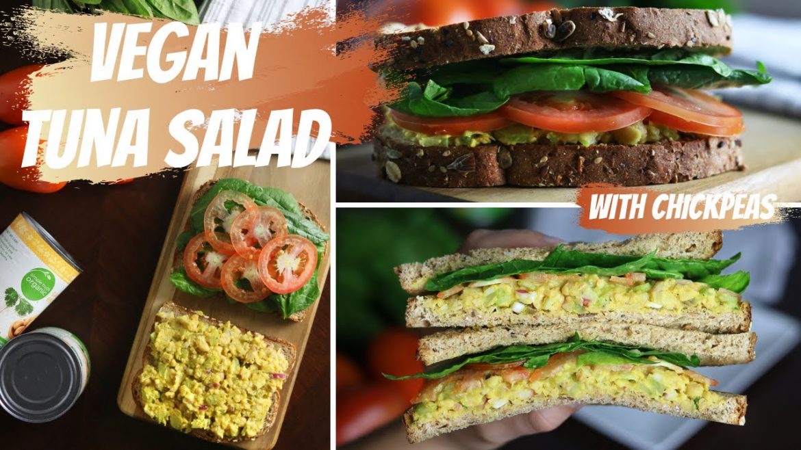 Vegan Tuna Salad | Smashed Chickpea Salad Sandwich Recipe | Healthy & Whole Food Plant Based