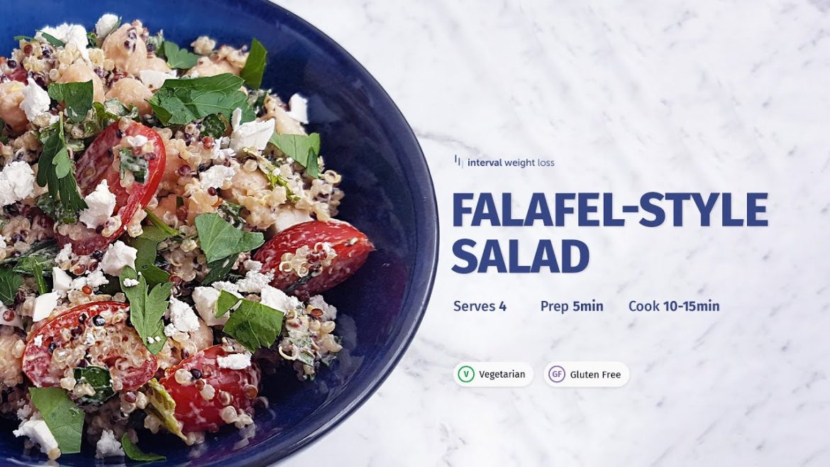 Falafel Style Salad – Recipes by Interval Weight Loss