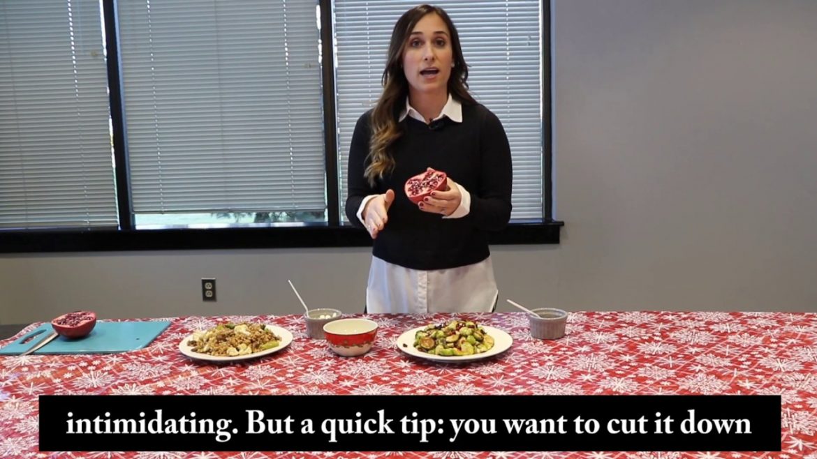 #HealthyEatsHolidays – How to Make a Warm Farro & Roasted Veggie Salad with Lindsay Domino, MS, RDN