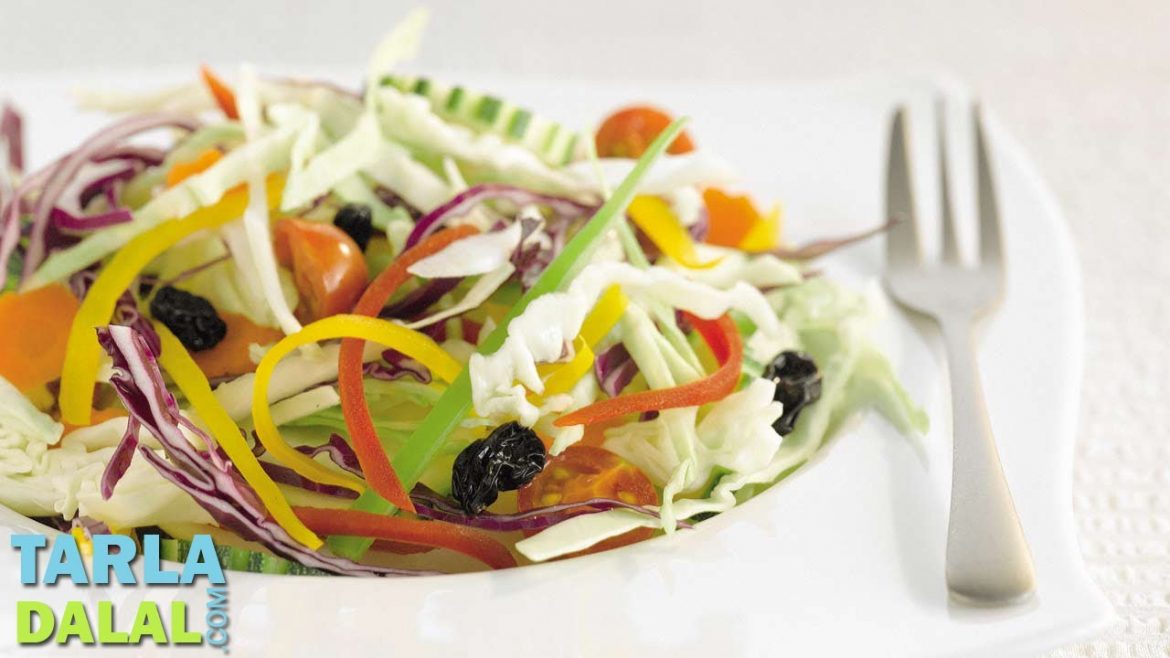 Nutri Salad (Multivitamin Rich Recipe) by Tarla Dalal