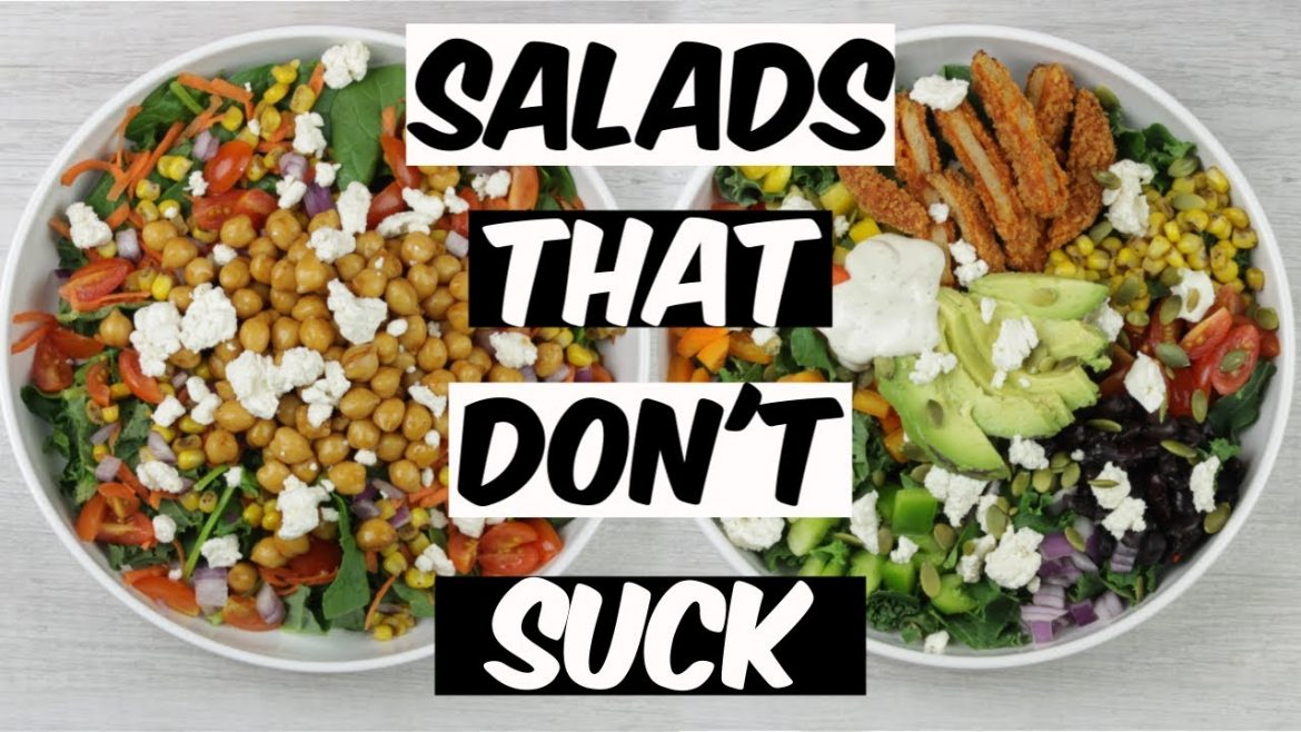 Satisfying VEGAN Salads That Don't Suck | Danielle Ines