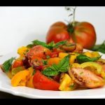 Simple Tomato Basil Salad | CaribbeanPot.com