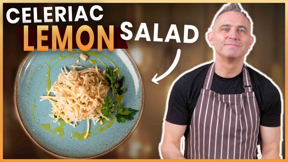 CELERIAC LEMON SALAD – Delicious Vegan Recipe
