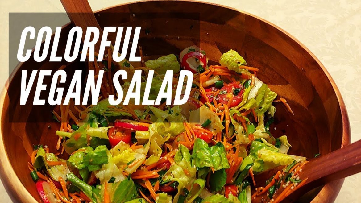 Colorful Vegan Salad