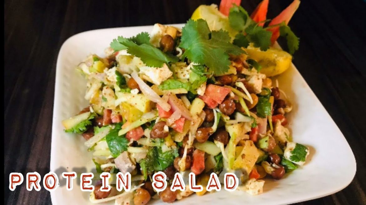 Protein Salad Recipe || Healthy vegetarian Recipe || Iraqui Zaika ||