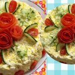 Salad cake recipe /How to Make a Salad Cake/Veggie Salad Cake