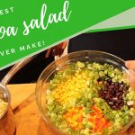 The Easiest Quinoa Salad | Vegans at the cottage