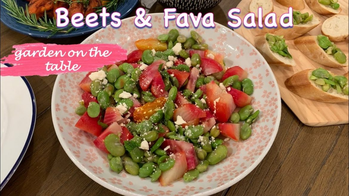 Beets And Fava Salad | Healthy Recipe #shorts