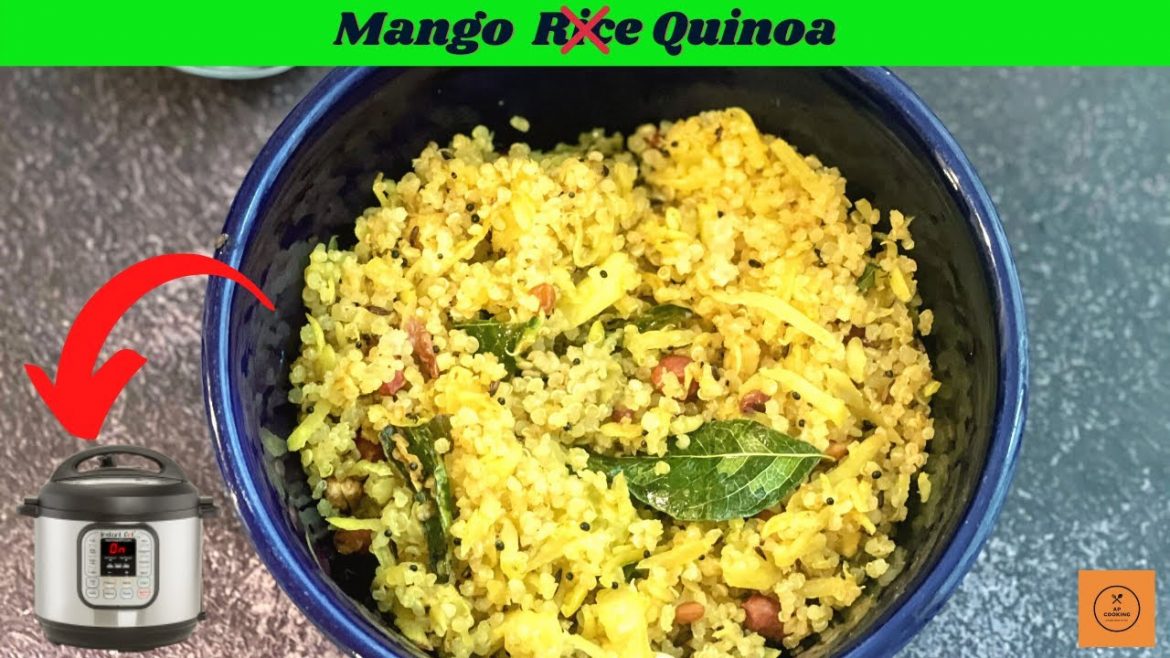 Healthy Mango Quinoa Recipe | Healthy Quinoa Lunch Recipe| Raw Mango Quinoa