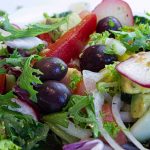 Healthy salad recipe |Step by step how to make a simple and healthy greek salad with 9 ingredients