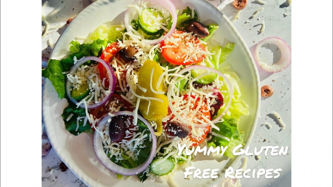 How to Make Easy Mediterranean Salad | Gluten Free, Vegetarian and Healthy Salad