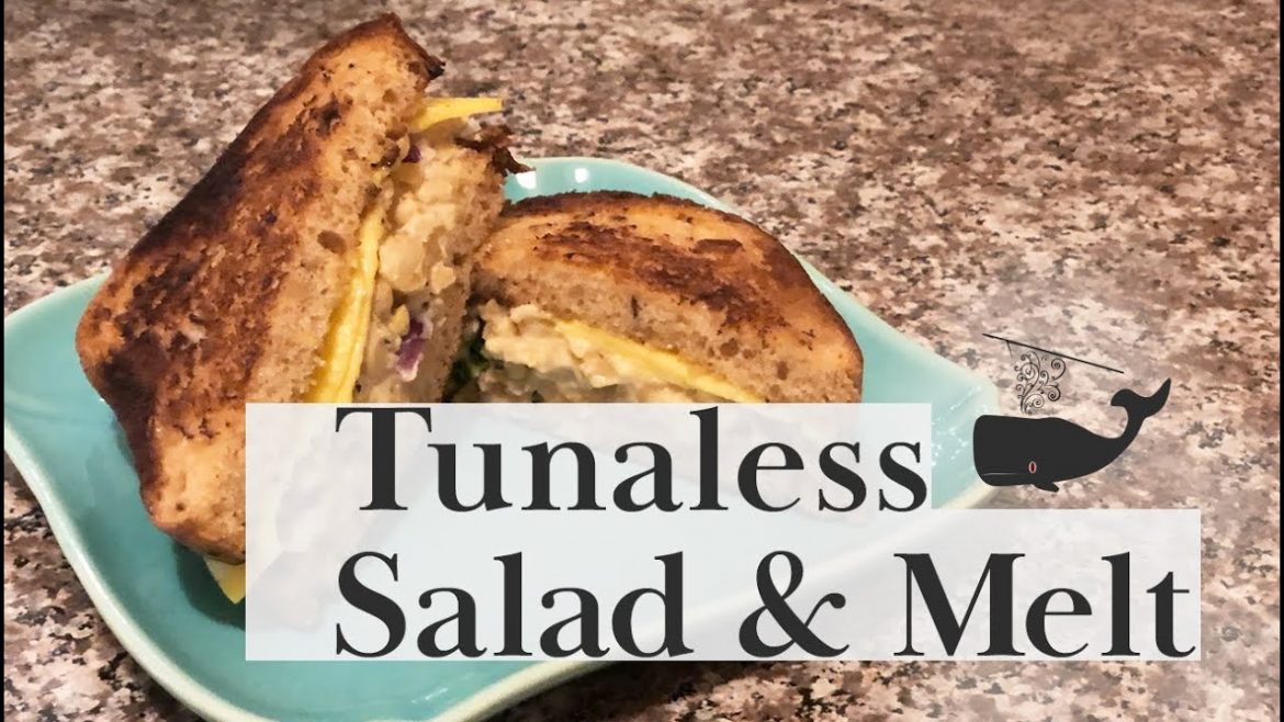 Vegan GLUTEN FREE Tunaless Salad & Melt! | Recipe for vegan transitions. #Veganuary 2021