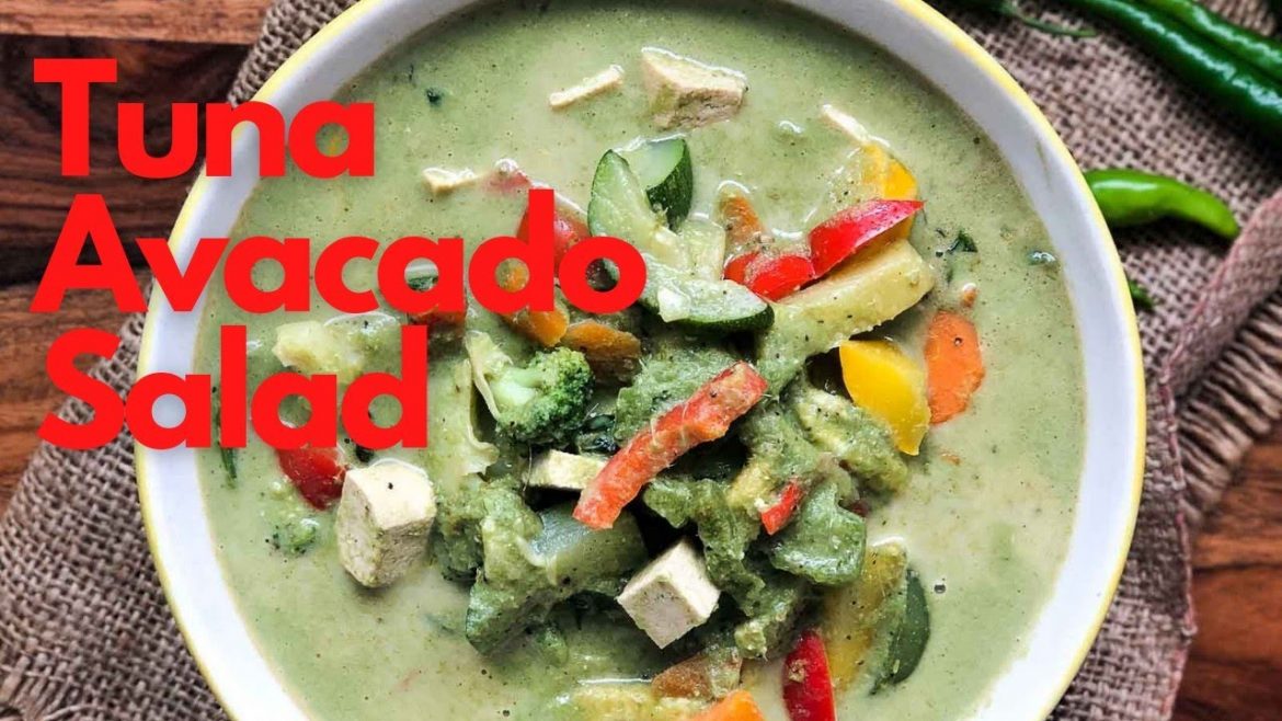 Curry Spiked Tuna and Avacado Salad