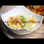 Easy fruity fennel salad #vegan #salad #fennel