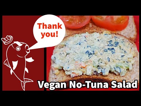 Vegan No-Tuna Salad – No Cooking & No Food Processor or Blender Needed.