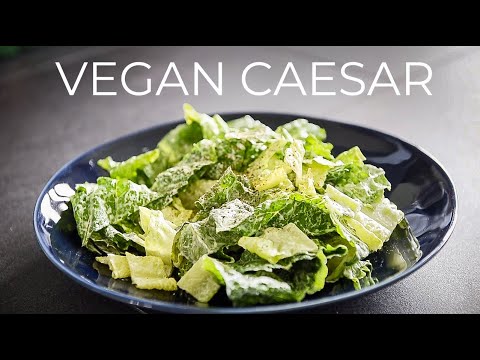 BEST VEGAN CAESAR SALAD DRESSING RECIPE EVER!!