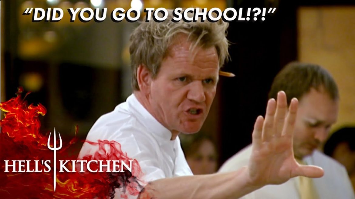 Chef Asks If He Should Put TUNA In A VEGETARIAN'S Salad | Hell's Kitchen
