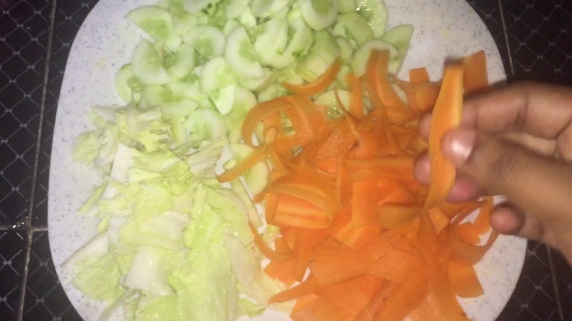 Simple salad recipe/vegetable salad