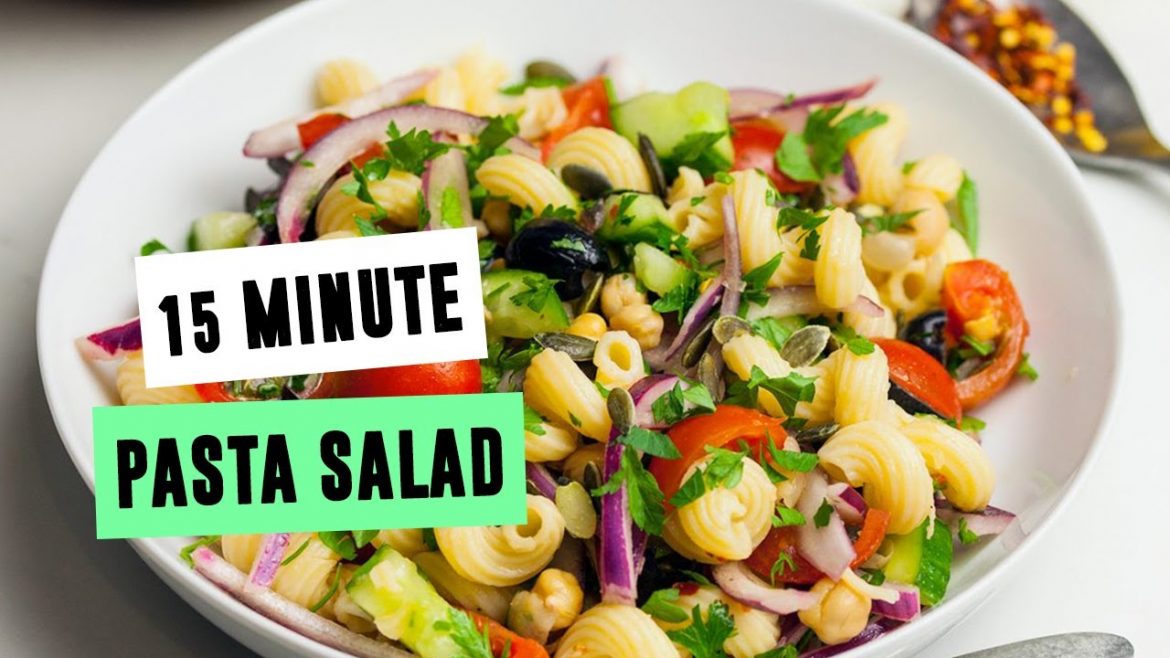 15-Minute Pasta Salad | SO VEGAN