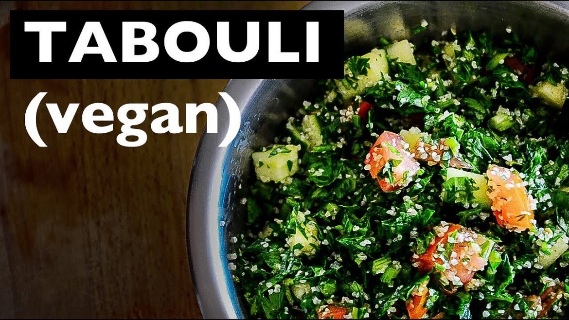 EASY VEGAN TABOULI RECIPE | TRADITIONAL LEBANESE SALAD RECIPE | BEST VEGAN HOW TO RECIPES