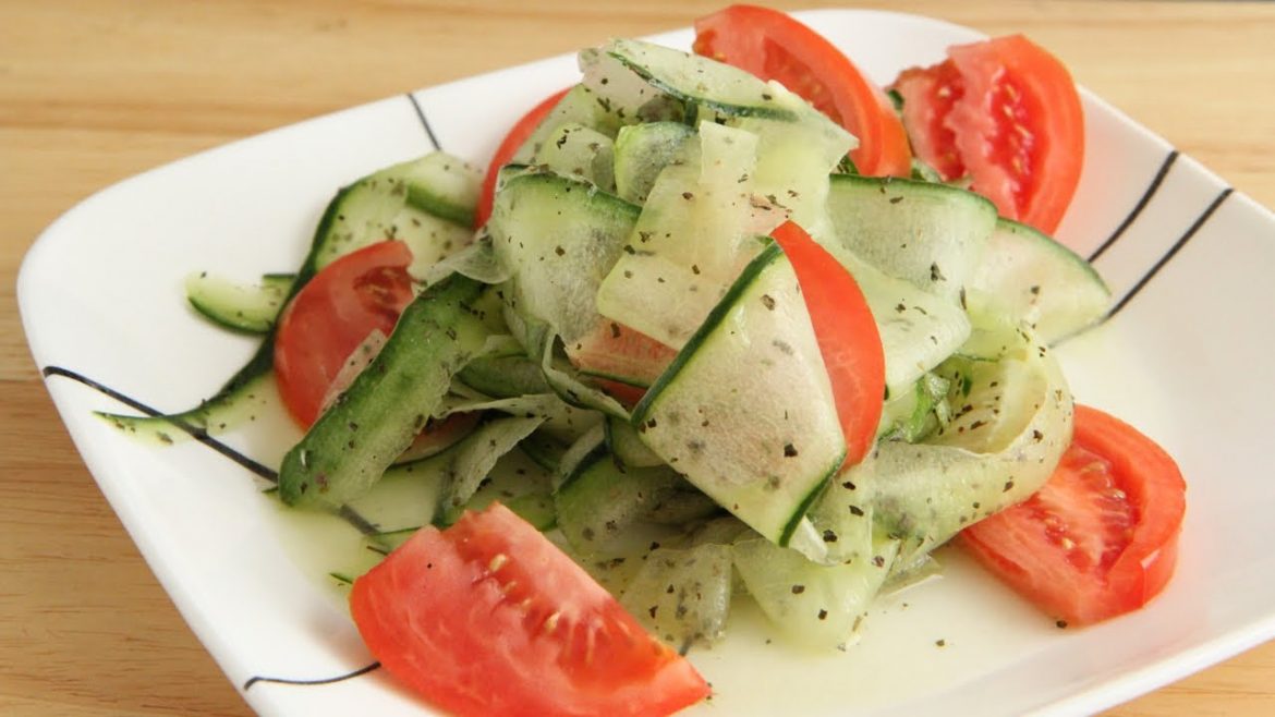 Cucumber Tomato Salad Recipe – Raw Vegan Gluten Free Natural Plant Based Diet