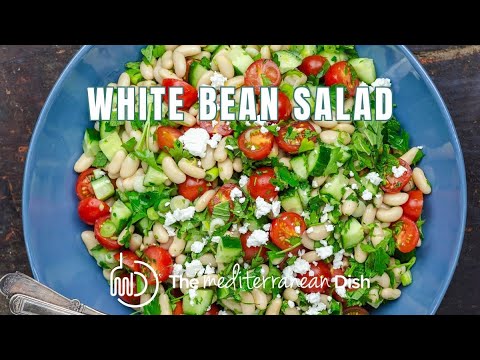 Easy White Bean Salad by The Mediterranean Dish