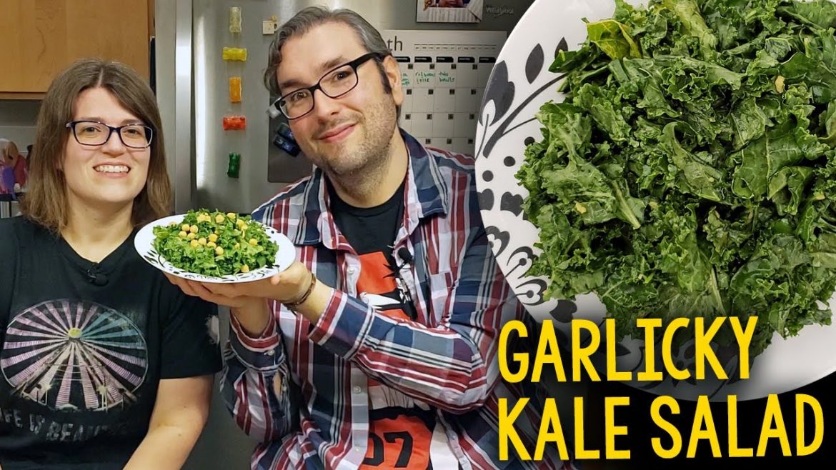 Recipe: Whole Foods Garlicky Kale Salad (Vegan, Oil-Free, Plant-Based)