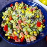 Instant Pot Mexican Beans Salad with Avocado Vinaigrette Dressing|Vegan & Keto Everyday Salad