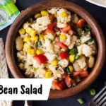 PROTEIN PACKED, EASY - BEAN SALAD | VEGAN RECIPE