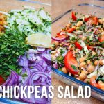 eng) Easy & Healthy Chickpeas Salad | Protein and Vegan Salad Recipe | Chana Salad Dish