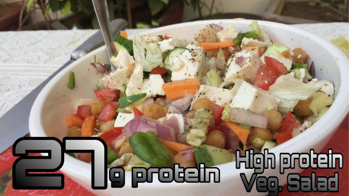 HIGH PROTEIN VEGETARIAN SALAD RECIPE | BY BHUVAN VASUDEV |