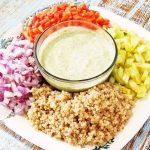 Quinoa Vegetable Salad | Quinoa Veggie Salad Recipe | Quinoa Vegetarian Salad | Veggie Quinoa Bowl