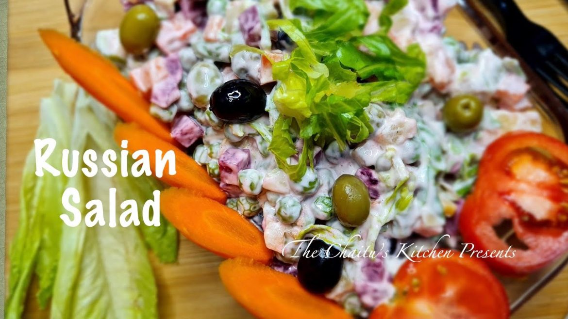 Easy Russian Salad Recipe | Quick Salad Recipe | Best Healthy & Tasty Salad By The Chaitu's Kitchen