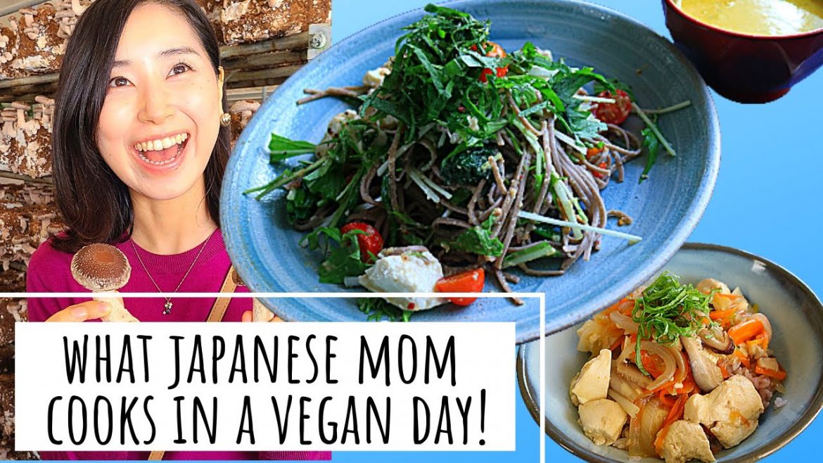 WHAT I EAT IN A DAY IN JAPAN/ vegan Japanese breakfast & dinner recipes