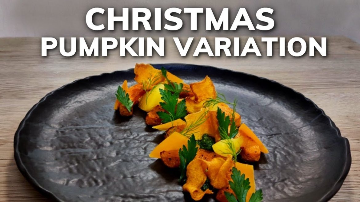 Michelin star PUMPKIN RECIPE at home | Christmas Vegetarian Ideas
