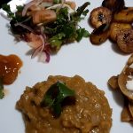 Split Pea Dhal, Coriander Salad with Chilli Plantain - Easy Vegan Recipes