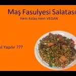 TAM BİR #VEGAN, MAŞ FASULYE SALATASI #MUNGOBOHNEN SALAD #MUNG BEANS SALAD rezept recipe
