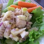 Tuna Waldorf Salad with Pear