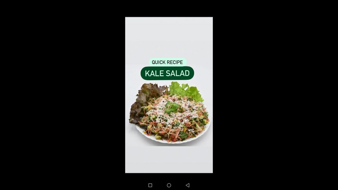 Delicious and Nutritious Kale Salad| Satopradhan Vision