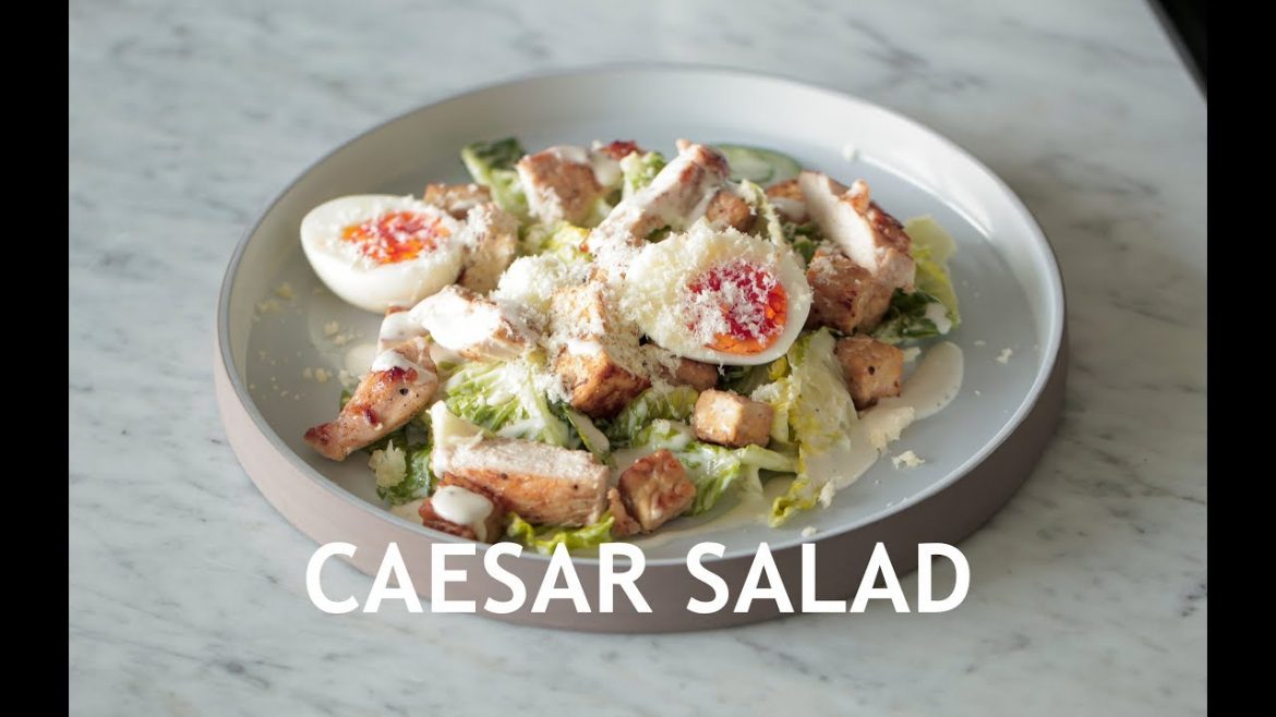 RESEP CAESAR SALAD SEHAT DAN MUDAH – HOW TO MAKE CAESAR SALAD ( EASY AND HEALTHY )