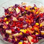 Red cabbage salad | salad recipes | red cabbage salad with fresh vegetables | tasty and easy salad