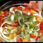 Cucumber Onion and Tomato Salad Recipe (Fresh from the Garden)
