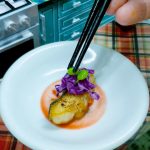 Homemade Miniature Pan Fried Mahi Fish and Purple Cabbage Salad Recipe / Miniature Food Cooking
