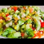 Mixed Vegetable Salad// Easy Salad recipe// Ensalada Mixta