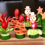 6 Food Challenge - Super Salad Decoration Ideas - Christmas Party Food Ideas