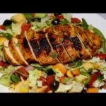 Grilled Chicken Salad, Healthy Salad Recipe (weight loss Recipe)
