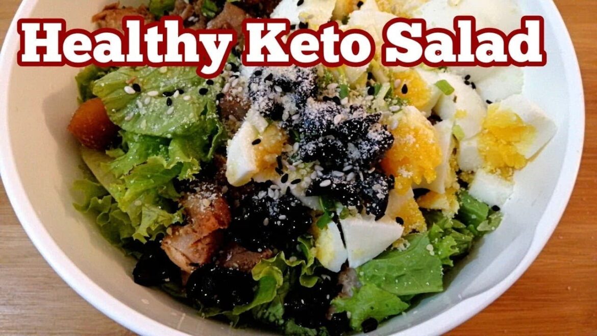 Keto Egg and Lettuce Salad| Easy Low Carb Recipe