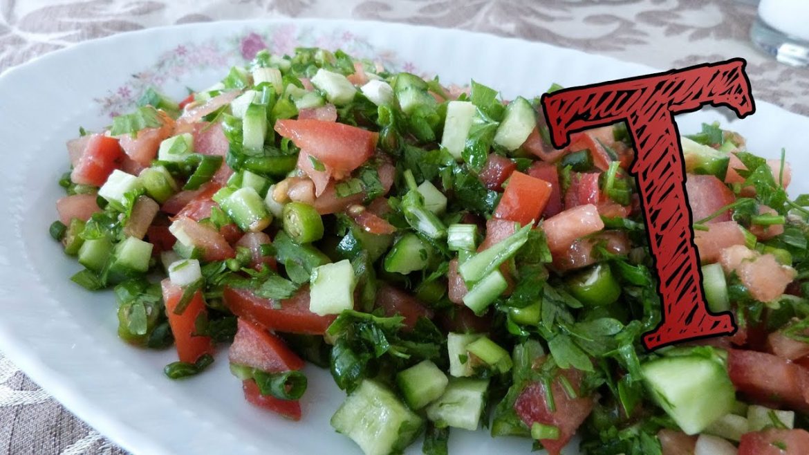 Shepherd's Salad Recipe | Delicious Salad Recipes | Mediterranean Salad