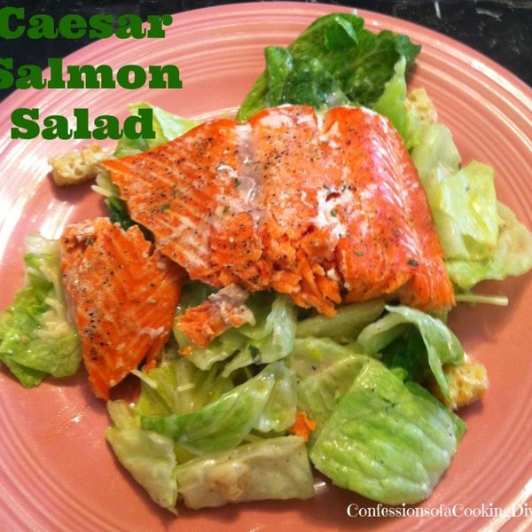 Caesar Salmon Salad