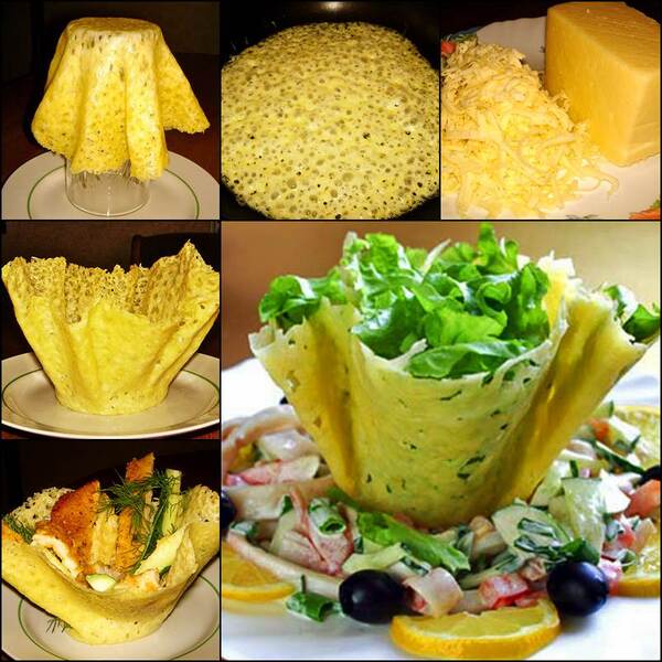 DIY Cheese Salad Bowls